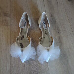 NWOT Badgley Mischka Fergie Tulle Pointed Toe Flat 8